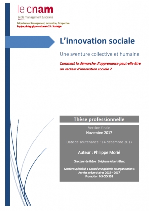 L’innovation sociale : Comment la démarche d’apprenance peut-elle être un vecteur d’innovation sociale ?
