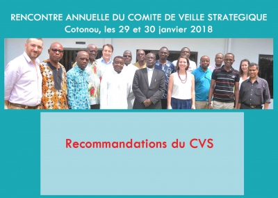 Recommandations du CVS 2018